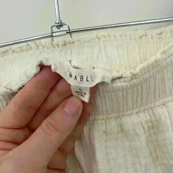 Mable ivory cotton gauze shorts - Picture 4 of 4